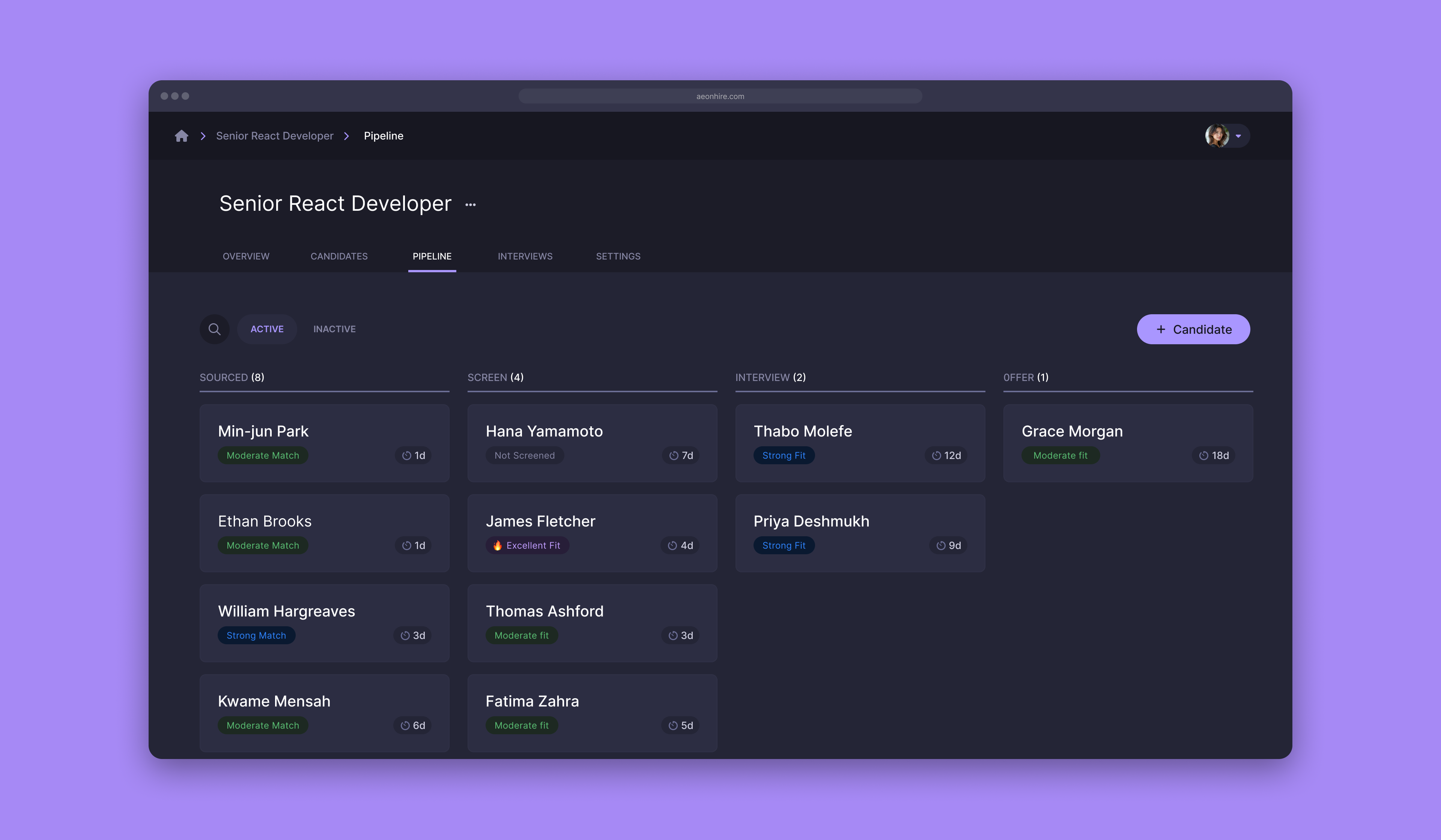 AEON – Pipeline AEON – Pipeline